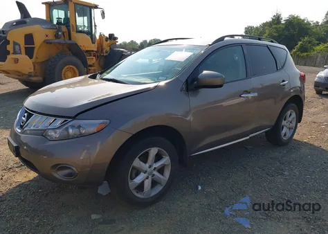 2010 Nissan Murano Sl z USA, uszkodzony, nr VIN JN8AZ1MU4AW000308